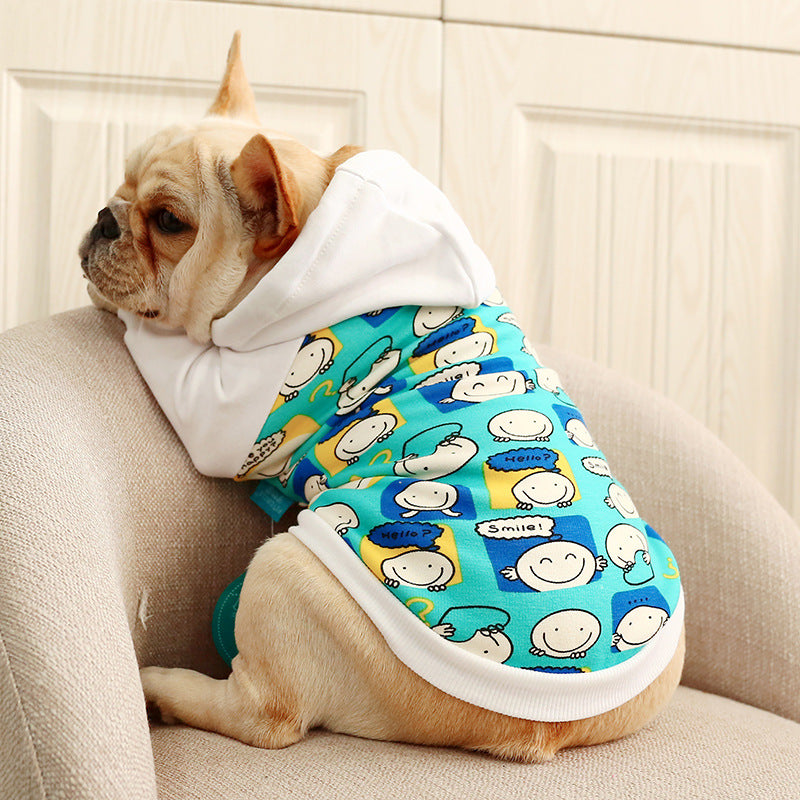 ummer hooded sweatshirt pug dog fight