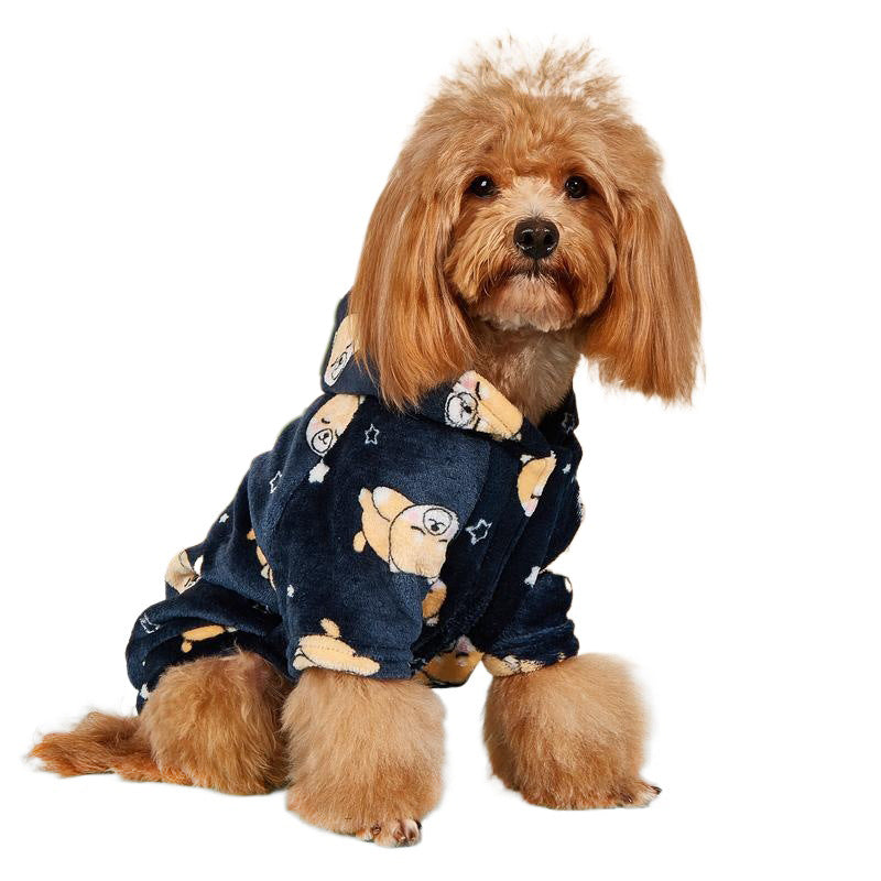 Small Dog Pet Clothes Warm Plush Coat