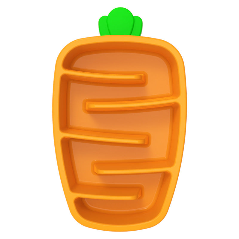 Slow Feeder Dog Bowl, Dog Food Bowl For Small & Medium-Sized Dogs, Carrot Design Dog Bowls,Non-Slip Dog Slow Feeder Bowls, Pet Slow Feeder Bowl For