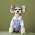 Dog Clothes Fake Two-piece Sweater Knit Sweater Pomeranian Law Fighting Pet Outfit Trend