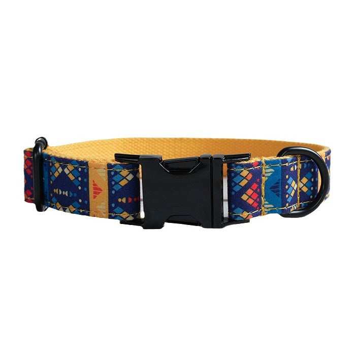 Dog Collar Pet Supplies Leash Set Black Buckle