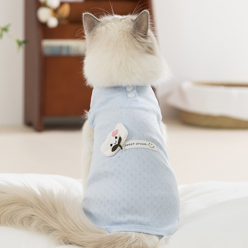 Cat Clothing Belly-covering Garment Spayneuter Suit Kitten Vest