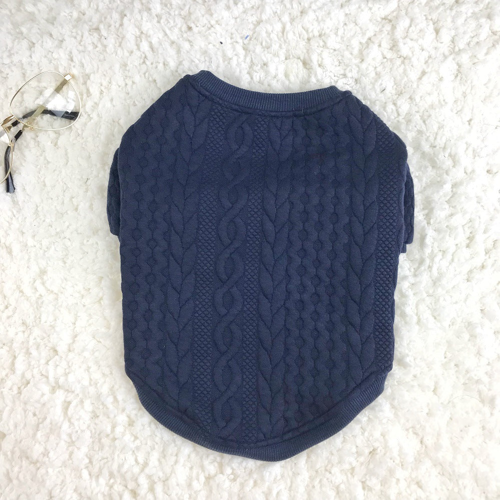 Dog Sweater Pet Trendy Brand Clothes Dress Sweater Bottoming Shirt