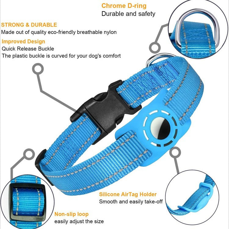 Reflective Adjustable Cat And Dog Anti-Lost Pet Collar
