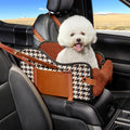 Center Console Dog Car Seat,Dog Car Seats For Small Dogs With Soft Mattress,Pet Puppy Cars Seat