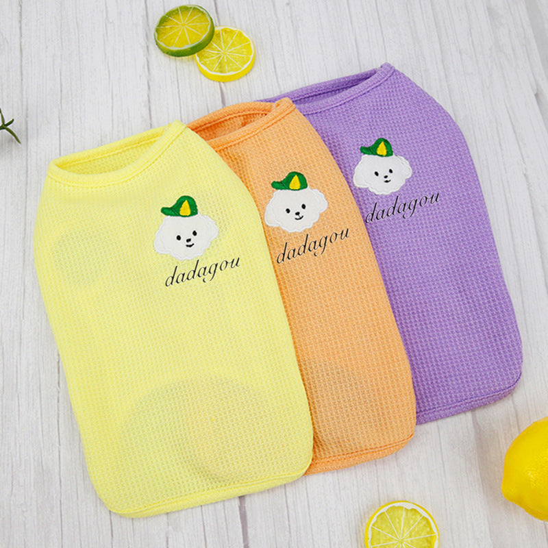 Pet Dog Fashion Embroidery Vest