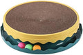 Round Cat Scratcher Toy Cat Scratcher Pad With Ball Interactive Training Exercise Mouse Play Toy With Ball Scratching Board Cat Scratcher Interactive