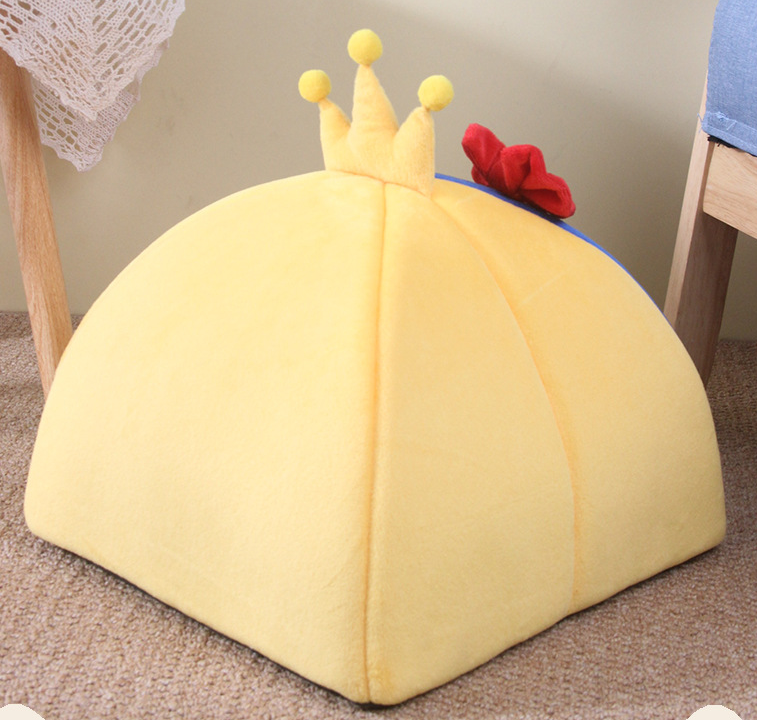 Cute Four Seasons Universal Pet Nest Semi-enclosed Cat