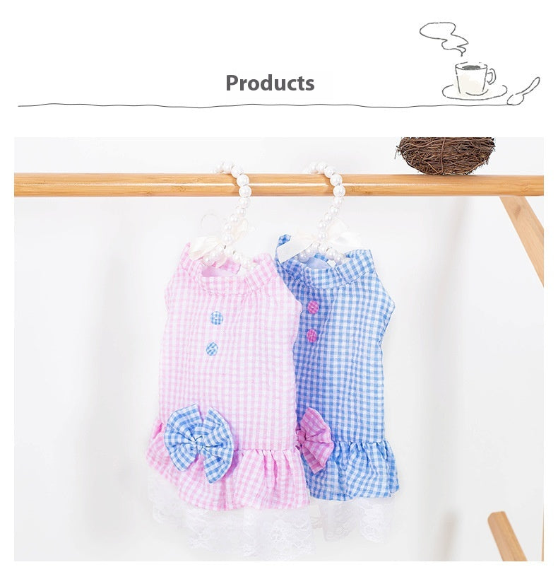 Summer Thin Princess Dress Small Dog Clothes