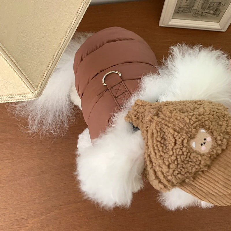 Traction Pet Cotton Clothing Small Dog