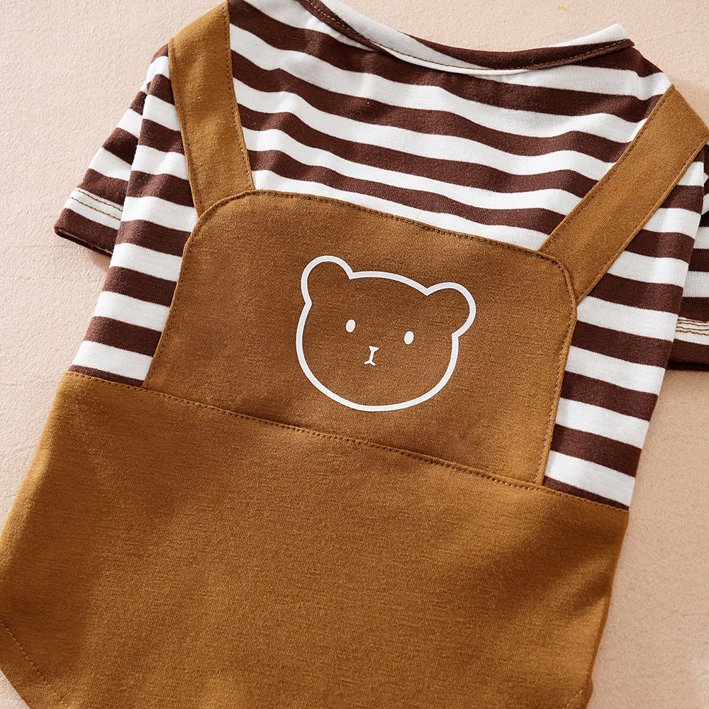 Pet Clothes Overall Suit Cartoon Dog Clothing