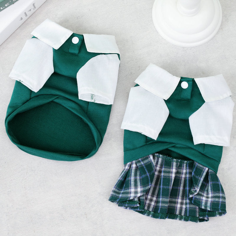 Preppy Style Suit Casual Fashion Small Dog Clothes