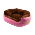 Explosive Dog Paw Print Plush Kennel Pet Sofa