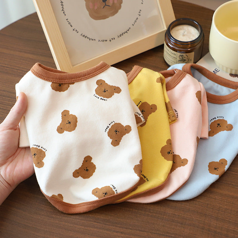 Autumn Small Dog Anti-lint Pajamas