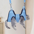 Pet Grooming Hammock For Cats And Dogs With A Hanging Nail-clipping Holder