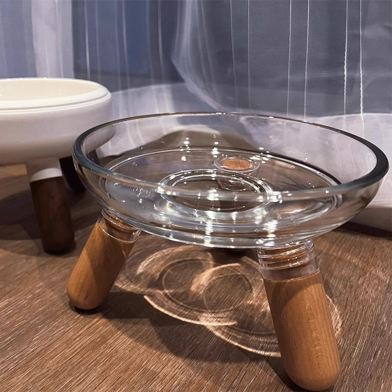 Not Easy To Knock Over Pet Bowl For Cervical Protection