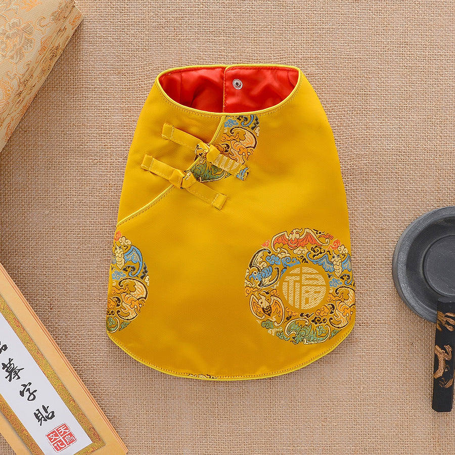 Dog Clothes Winter Thicken Warm Tang Suit