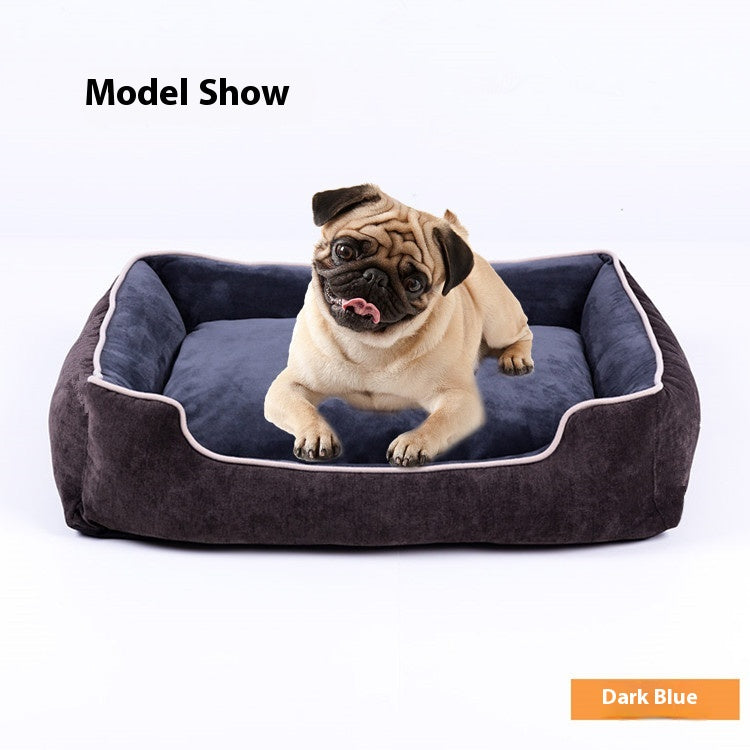 Velvet Pet Bed Cathouse Doghouse