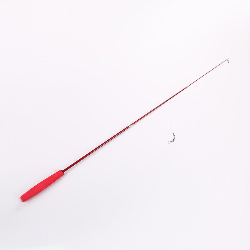 Three-section telescopic cat stick