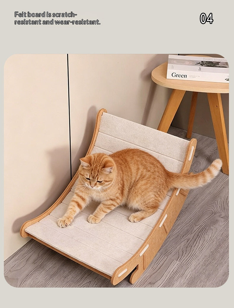Cat & Dog Rocking Chair Scratcher, Wear-Resistant & Durable