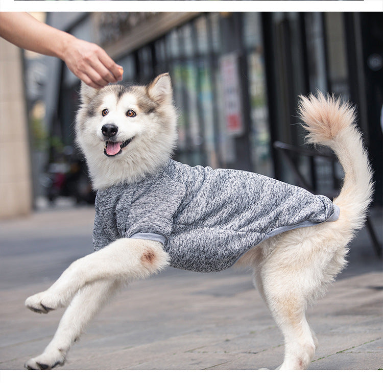 Large Size Dog Autumn Winter Sweater In The Body For Warmth