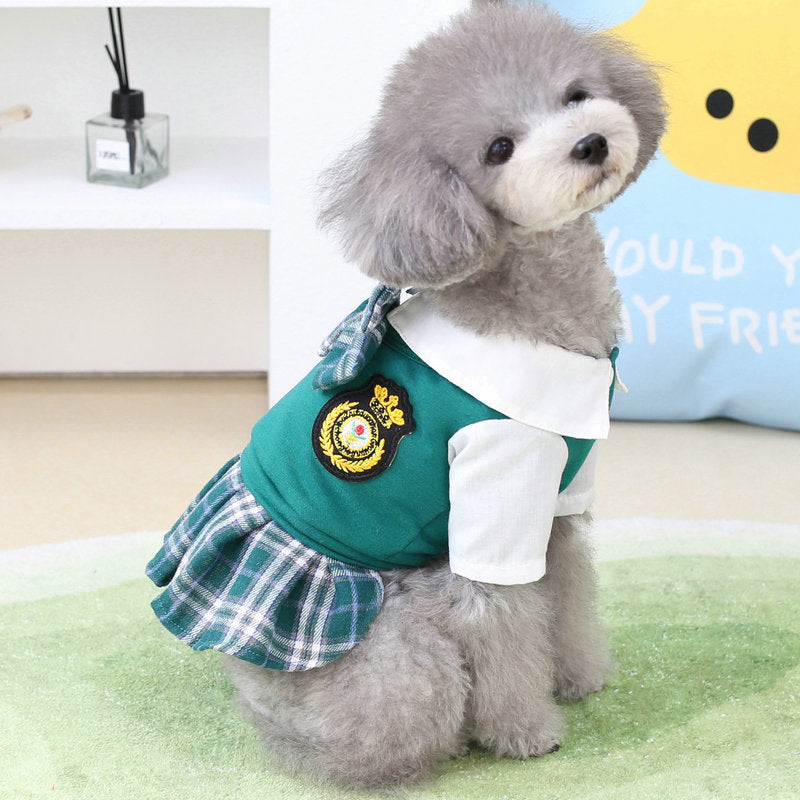 Preppy Style Suit Casual Fashion Small Dog Clothes