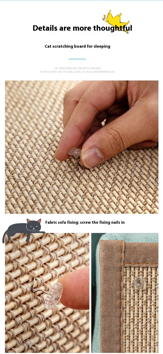 Cat Scratch Pad Wear-resistant And Disdain Door Wall Protective Sticker