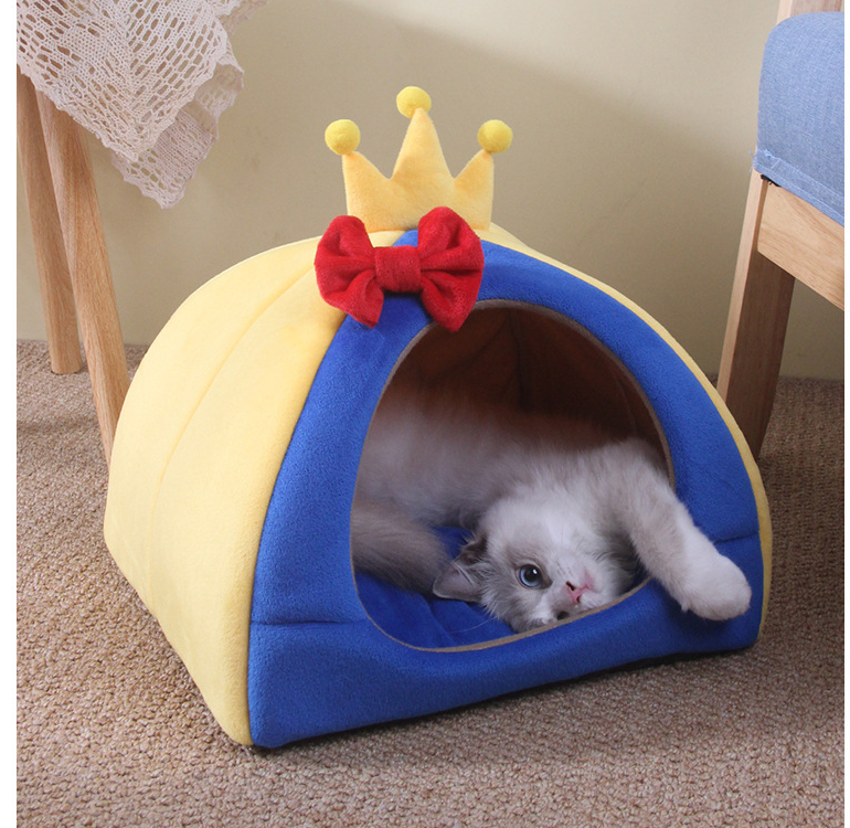 Cute Four Seasons Universal Pet Nest Semi-enclosed Cat