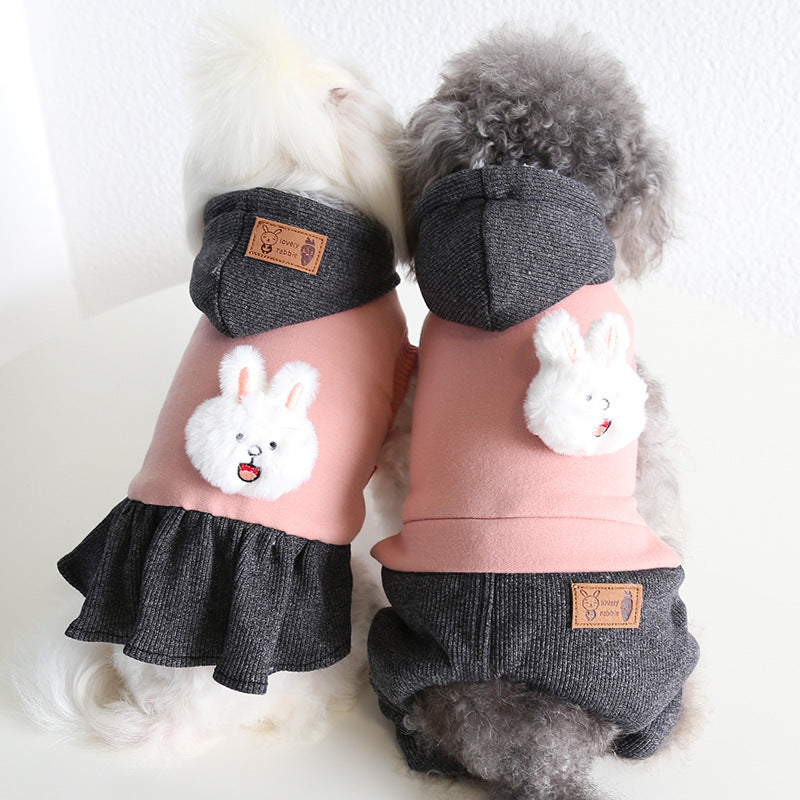 Lesser Panda Star Grid Pet Dog Clothes