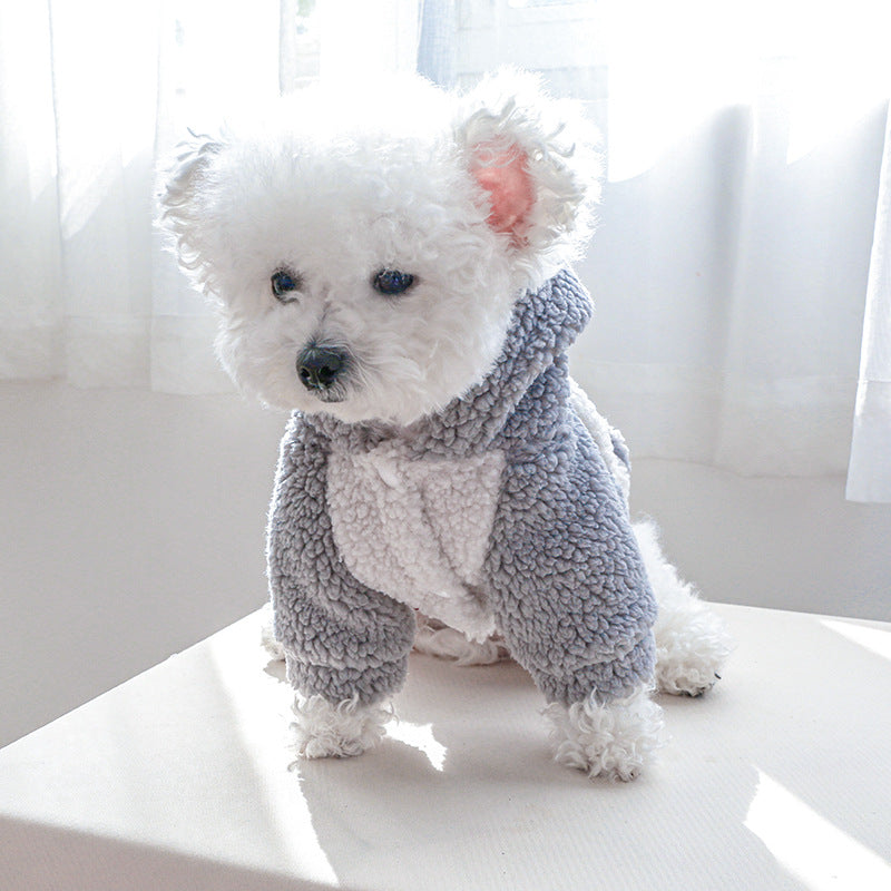 Lamb Fleece Traction Sweater Puppy Thermal Autumn Clothing
