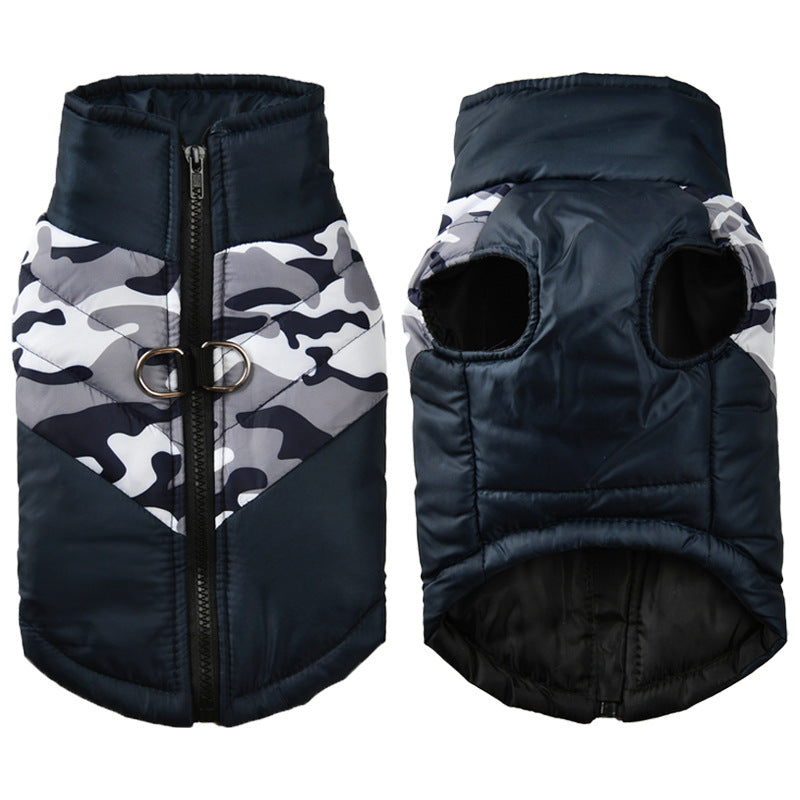 AutumnWinter Pet Clothing Camouflage Print Puppy