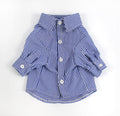 Pet Clothes Puff Sleeve Stripes