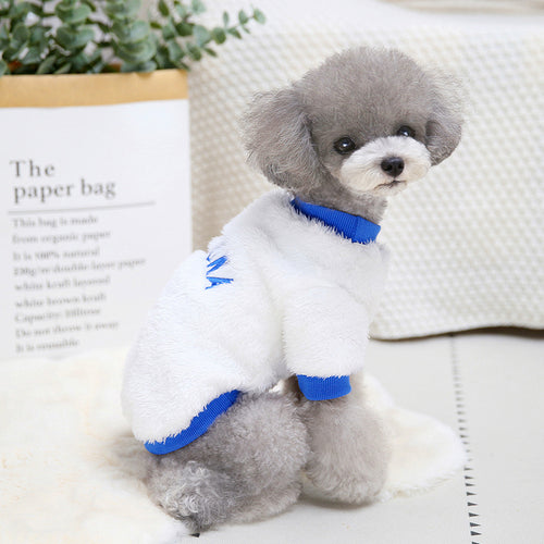 Autumn And Winter Pet Dog Time Fleece Jacket