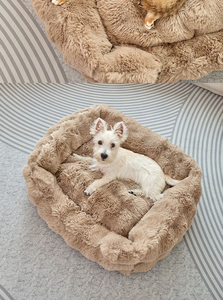 Bubble Plush Square Bed