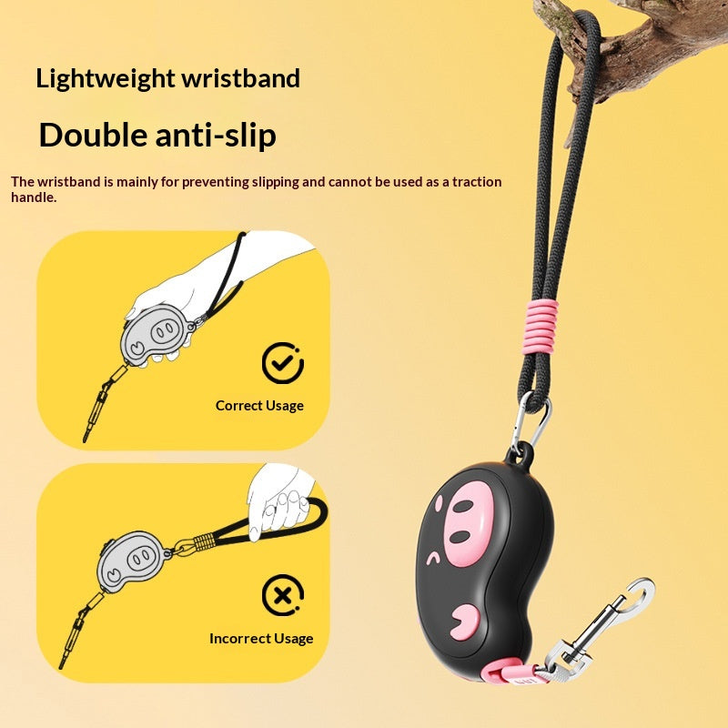 Aiwo Pet Leash Portable Retractable Cat Leash Dog Leash Explosion-Proof Retractable Leash