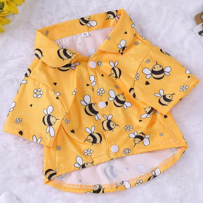 Pet Cat And Dog Universal Printed Shirt Big And Small Dogs