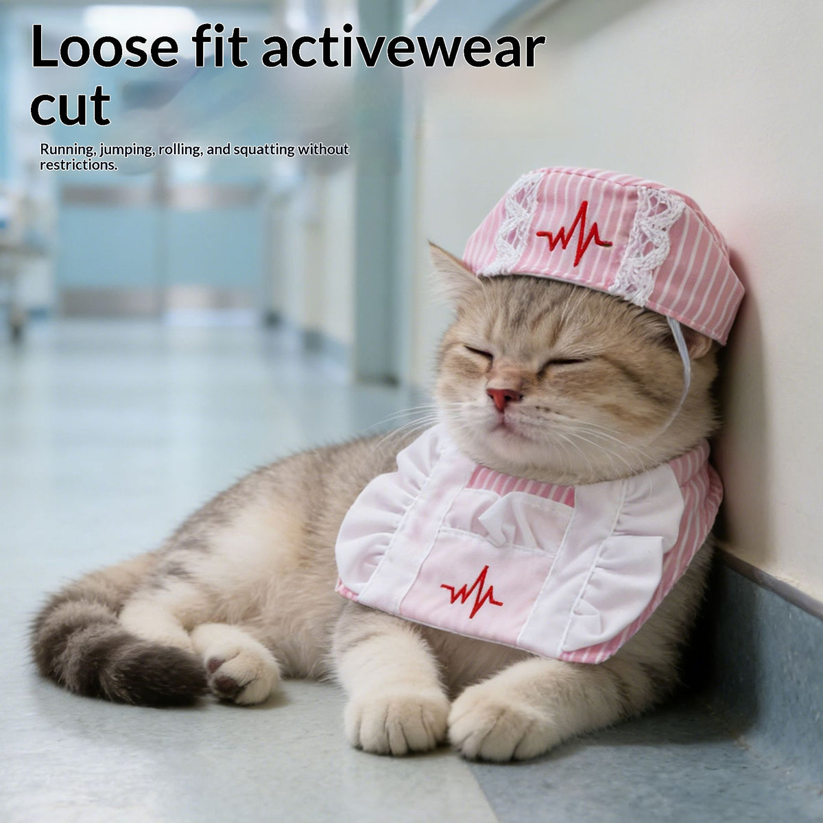 Pet Costume Cat Transformation Funny Holiday Dress-Up Outfit