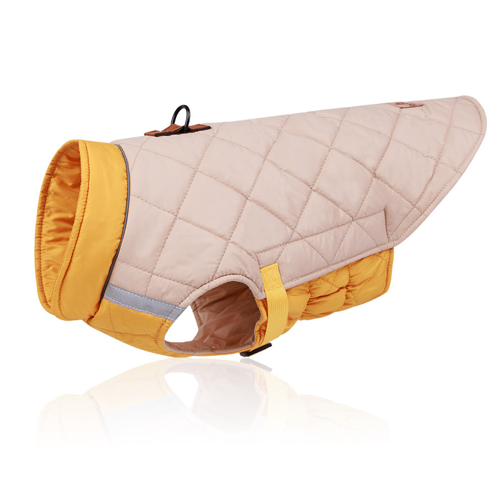 Pet Clothes Reflective Warm Cotton Padded Coat