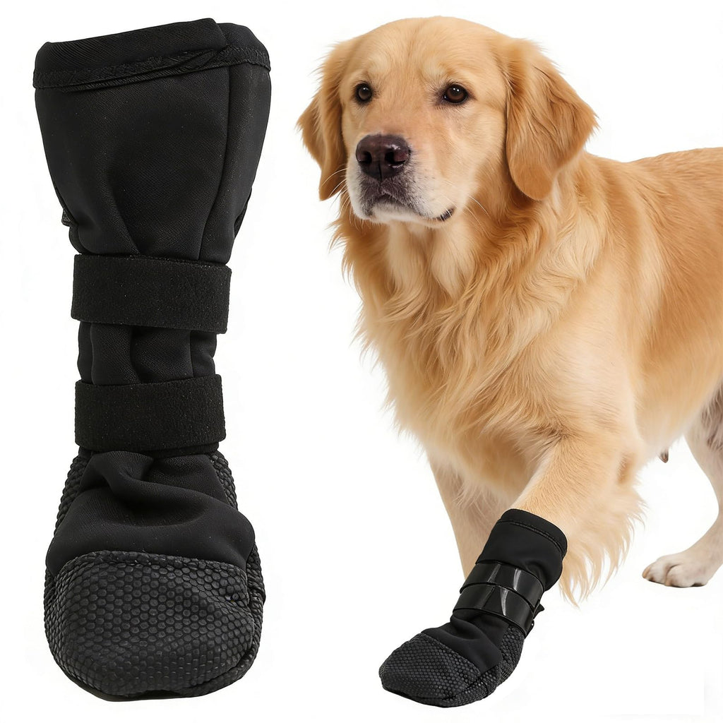 Dog Recovery Boot For Injured Paws - Breathable Dog Shoes With Non-Slip Sole & Self-Adhesive Strap, Dog Bootie To Protect Wounds From Licking, Dirt