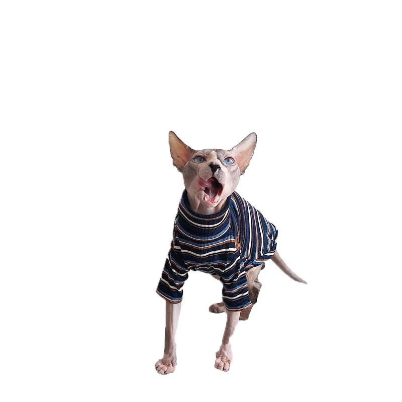 Springsummer Sphinx Hairless Cat Clothing Breathable And Artistic