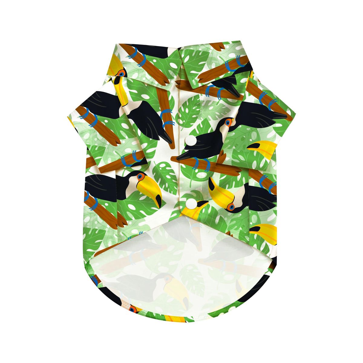 Coconut Tree Hawaii Style Pet Dog T-Shirt, Four-Way Stretch Breathable Light Cool Summer Shirts, Casual Beach Seaside Daily Clothes For Small Size