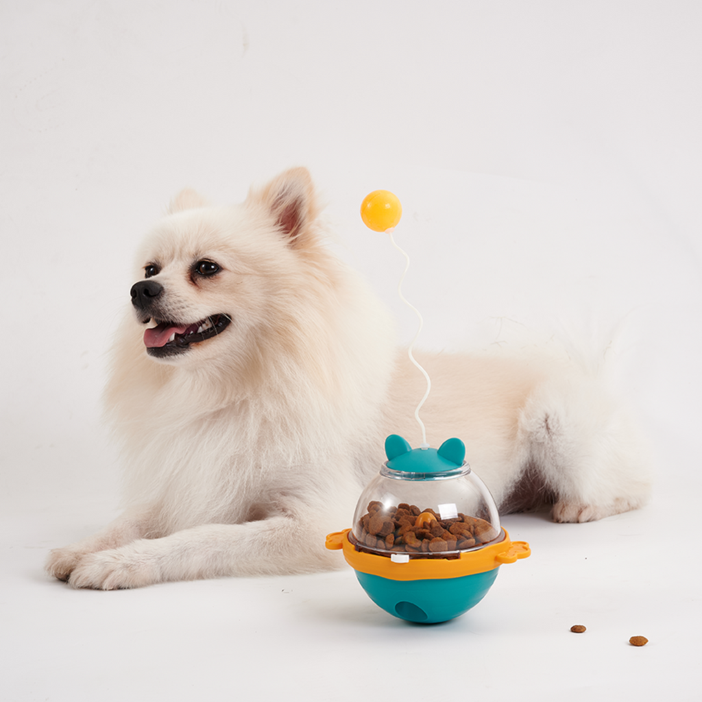 Guardians Tumbler Pet Toy Cat Leaky Food Toy Interactive Dog Cat Toy Food Treat Dispensing Toys, Slow Feeder Treat Ball For Pets Increases IQ