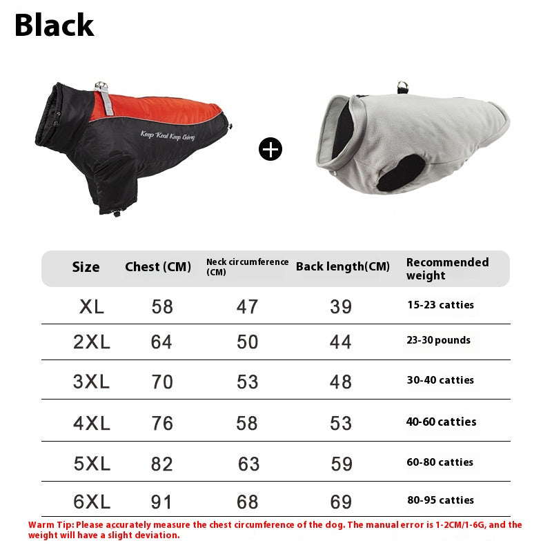 Polar Fleece Liner Dog Warm Clothing