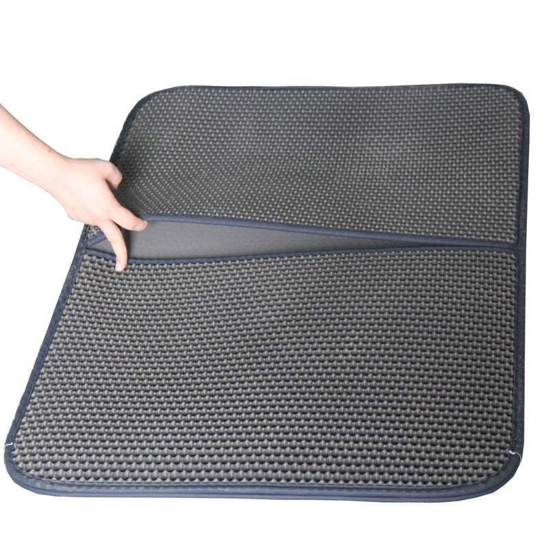 Double Layer EVA Splash-proof Cat Litter Filter Pad