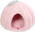 Pink Cat Houses - Soft Bed Tent Cave For Indoor Cats With Removable Cushion Pad