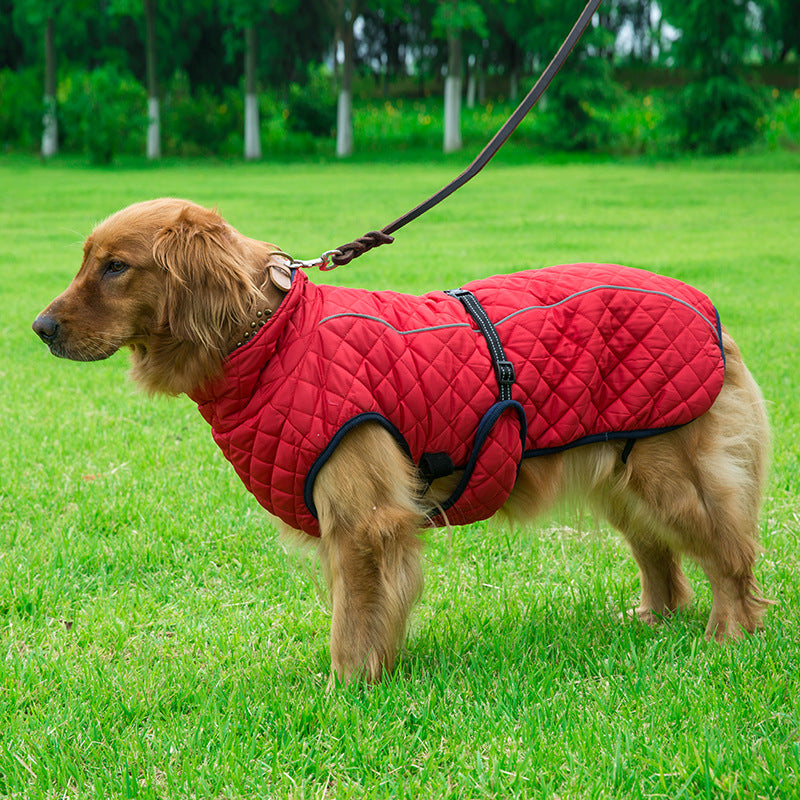 Adjustable Warm Pet Cotton Jacket