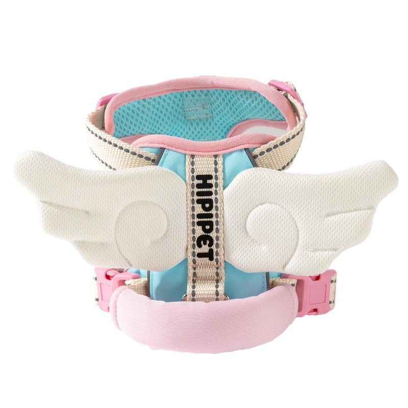 Angel Wings Dog Leash Outdoor Vest-Style Harness