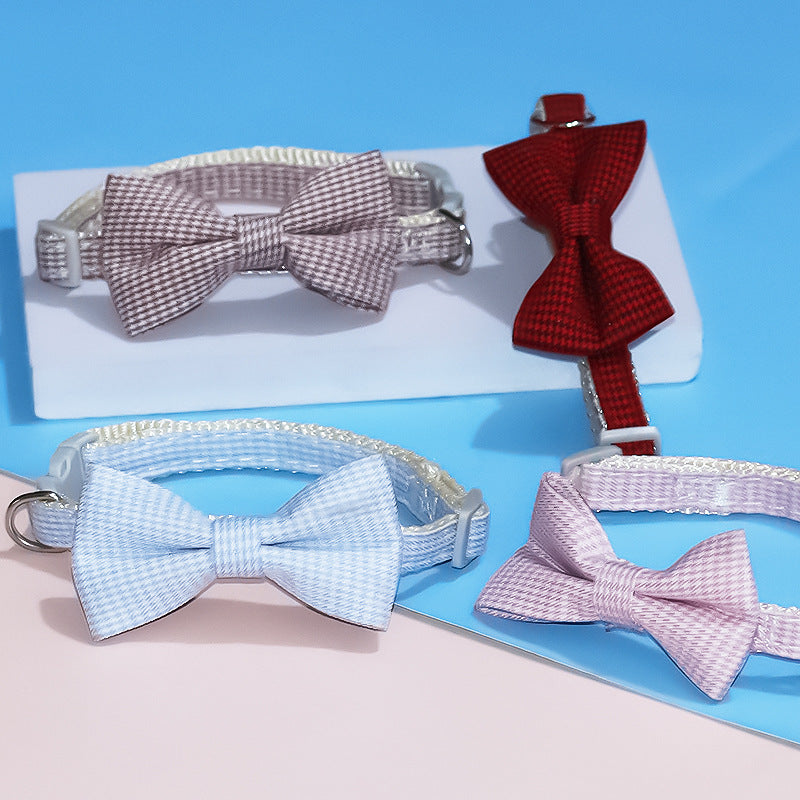Pet Adjustable Bow Cat Collar