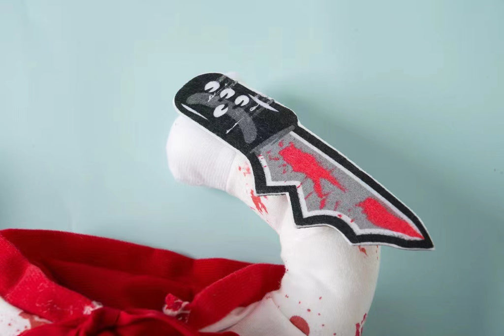 Pet Bloody Little-girl Style Clothes Pet Costume Halloween Christmas Clothes Cat And Dog Sand Carving Whole Clothes