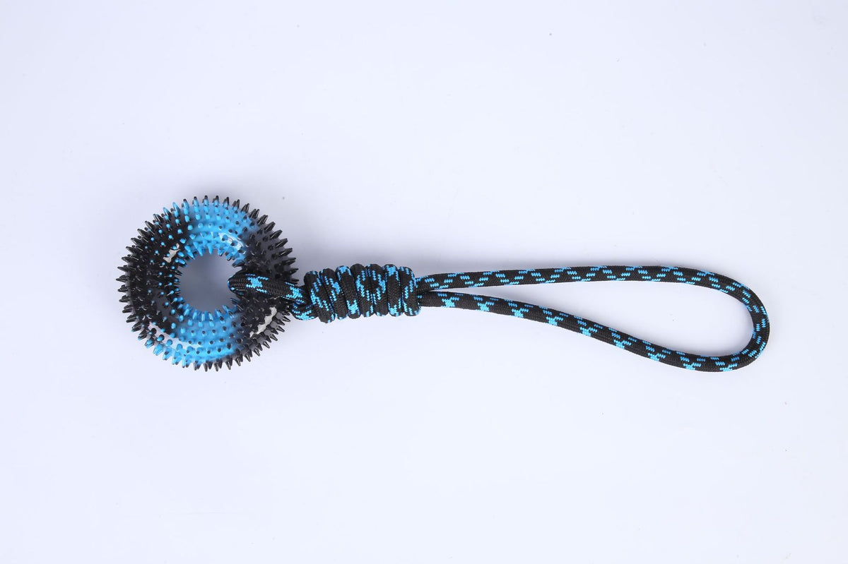 Knot Rope Hand Pull Two - Color Ring Of Thorn Grinding Teeth